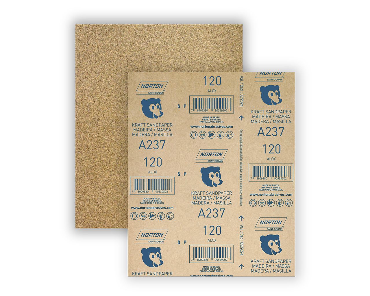 LIXA MADEIRA 120 A237