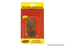 FELTRO DIÂMETRO 30MM 08 PEÇAS BLISTER
