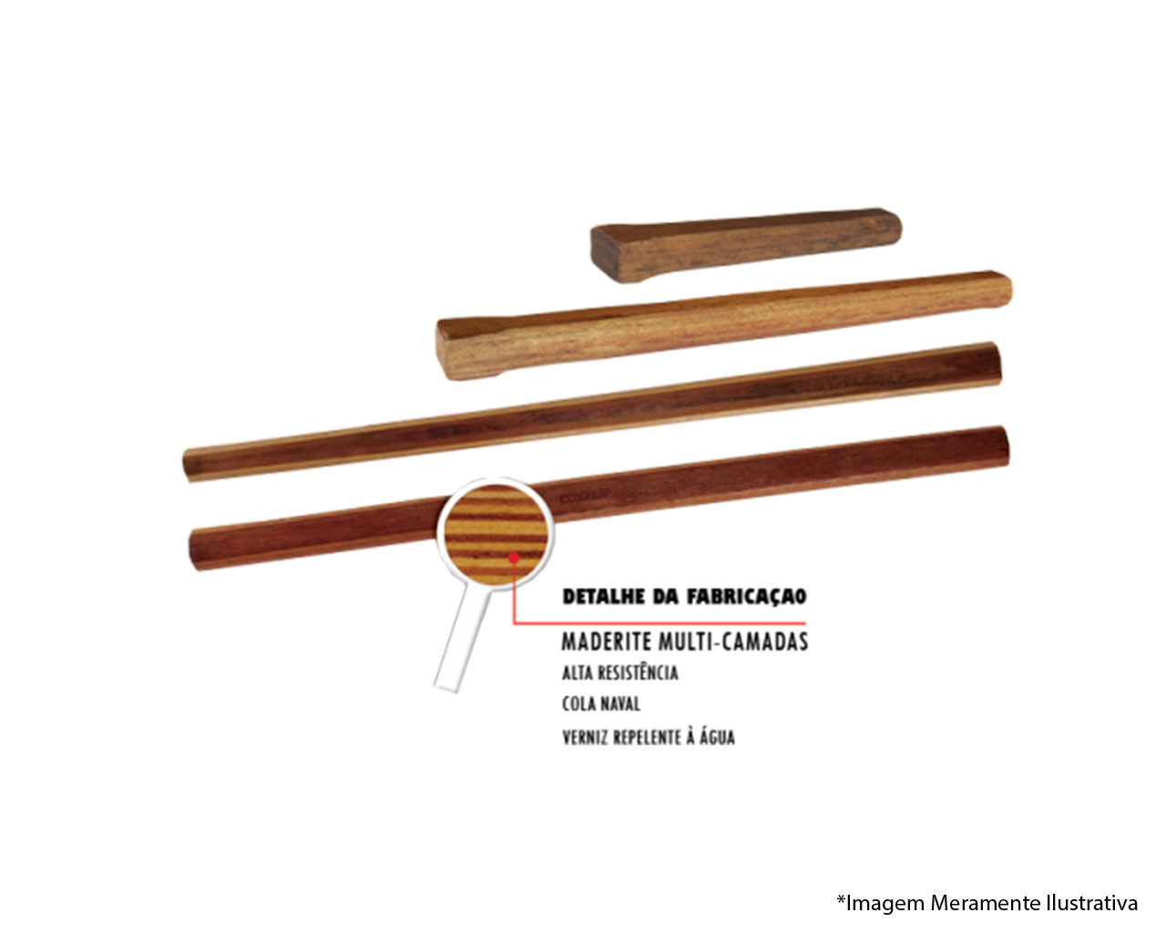 CABO PARA MARRETA EM MADERITE 30CM