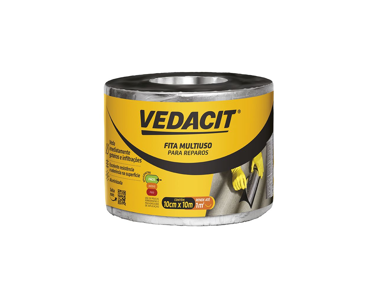 FITA MULTI-USO AUTO ADESIVA 10CMx10M