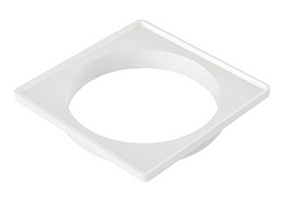 PORTA GRELHA QUADRADA 10CM BRANCA