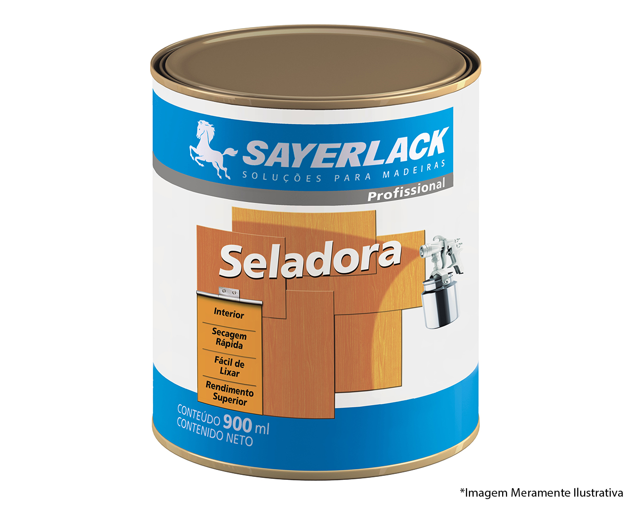 SELADORA MADEIRA 900ML 1/4