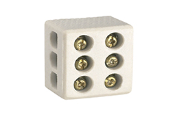 CONECTOR DE PORCELANA 10MM 3 POLOS