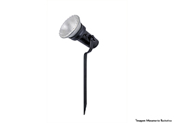 ESPETO PARA JARDIM DE ALUMÍNIO 35CM PRETO