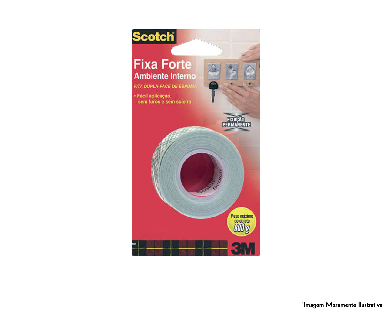 FITA DUPLA FACE ESPUMA INTERNA 24MMx1,5M BLISTER