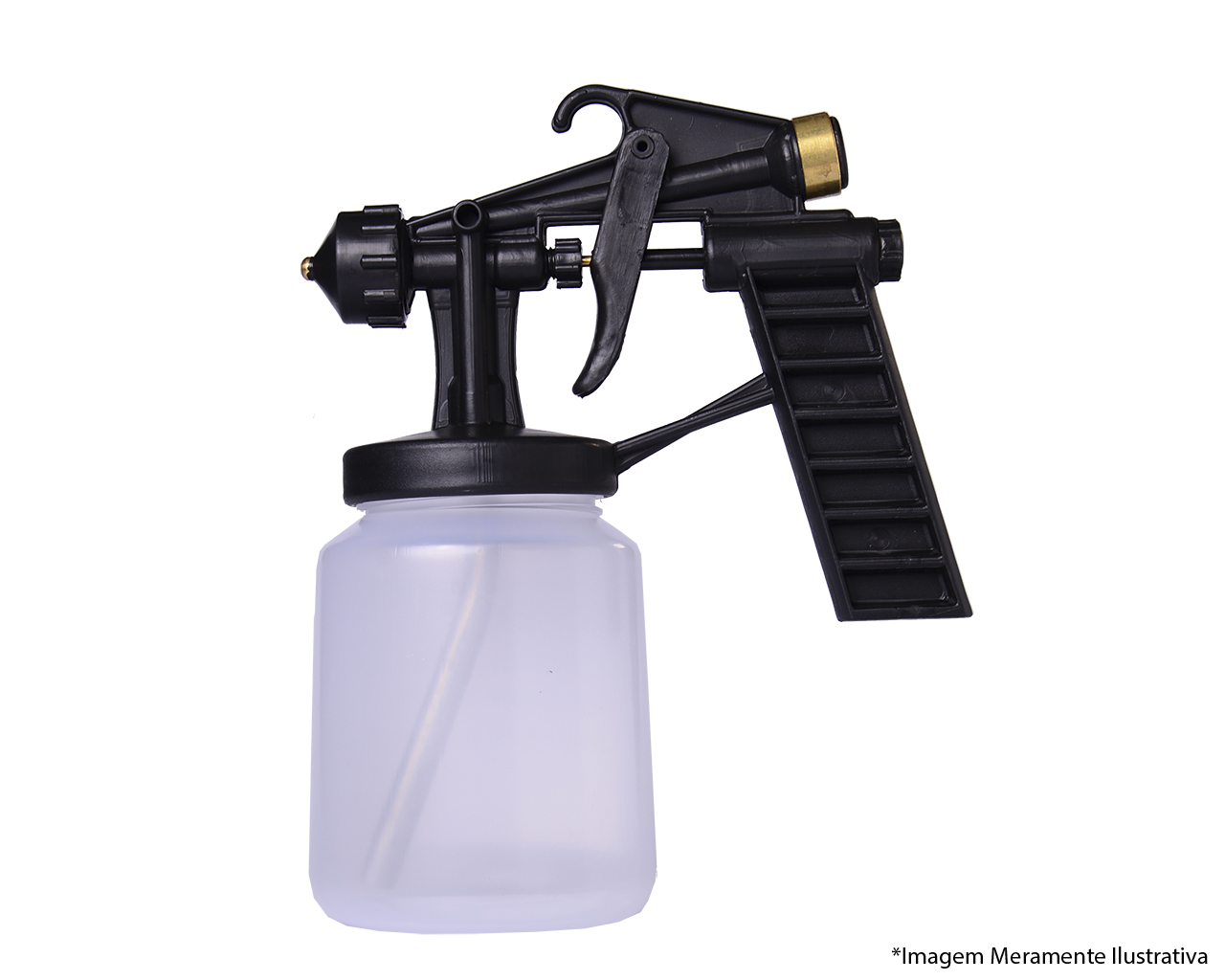 PISTOLA PARA PINTURA PLÁSTICA AR DIRETO 600ML T. SOLVENTE
