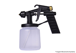 PISTOLA PARA PINTURA PLÁSTICA AR DIRETO 600ML T. SOLVENTE